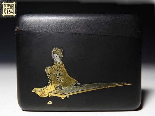 Antique komai meiji damascene - komai,