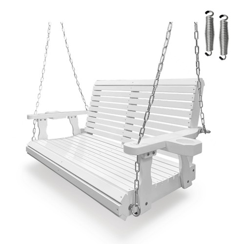 Wooden porch swing with - swing, ft