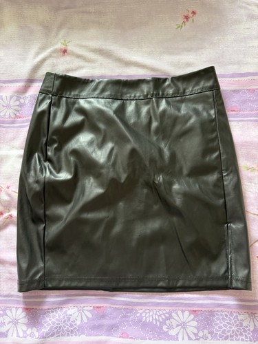 Women faux leather skirt - women's,