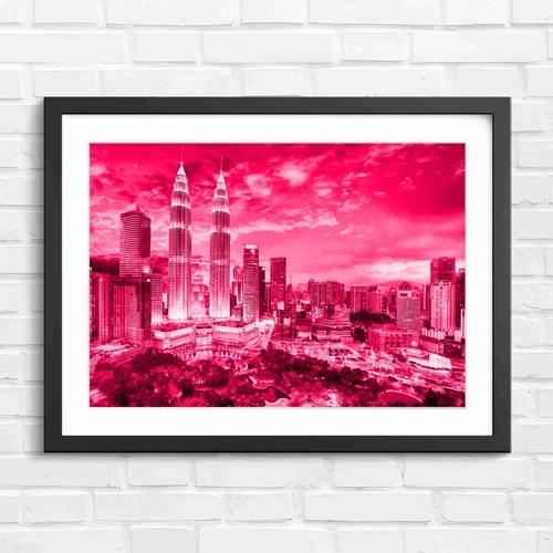 Petronas towers sunset - petronas,