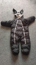 Black Puffer Snowsuit