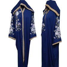 Latest Design Women Blue Abaya