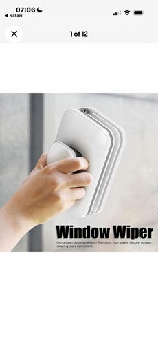 Magnetic window cleaner - cleaner, double