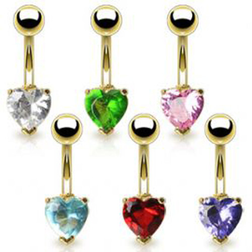 Gold plated belly - gold,