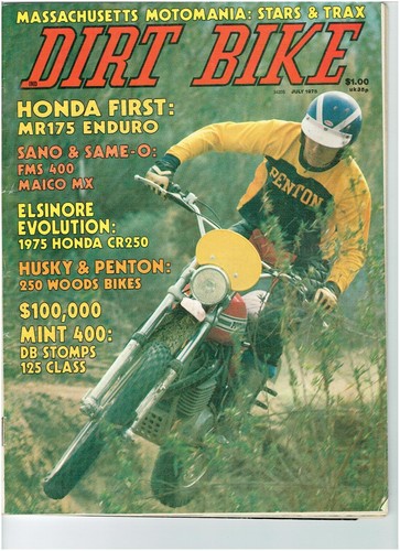 July 1975 dirt bike motorcycle - dirt,