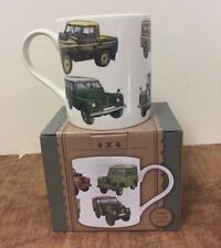 Vintage Land Rover Mug Gift Boxed l 4 x 4 Car Enthusiast Gift Idea 4x4 Car Mug