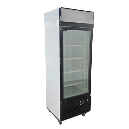 Single display freezer - freezer, glass