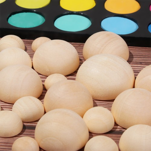 Natural half faced wood - natural,