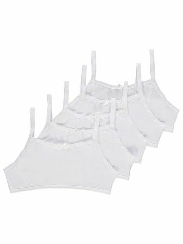 Pack crop white tops - white, bra