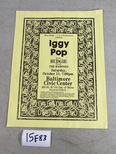 Iggy pop budgie - pop, the