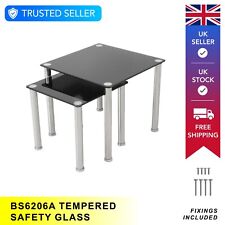 Nest of 2 Tables - Glass &