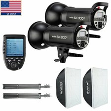 600W US 2x Godox SK300II 300w
