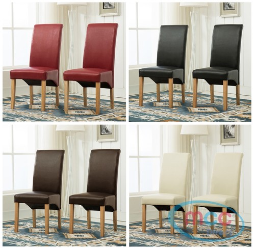 Set faux leather dining - set,