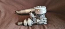 Vintage ASP 46 Marine RC Nitro Engine, Boat, Ship, Tug, with exhaust