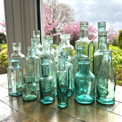 Old fashioned clear green - old,