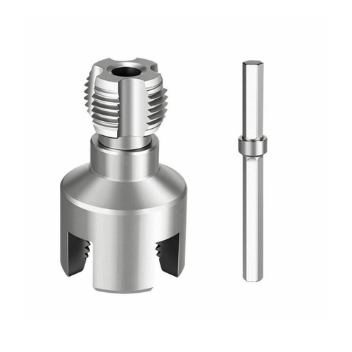 Conduit threading tool with - threading,