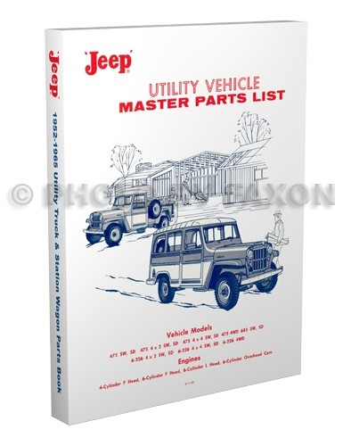 1952 1965 jeep parts catalog - jeep,