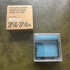 Vintage Photographic boxed & cased Nikon camera  focusing screen F4 F4s 