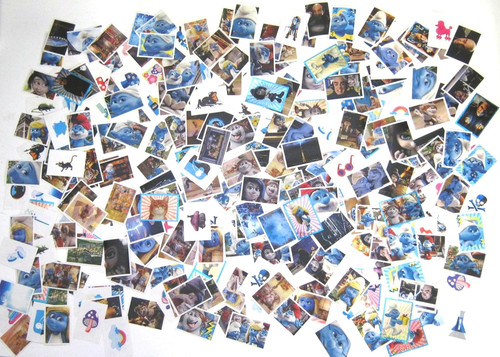 250 the smurfs sticker - 250, x