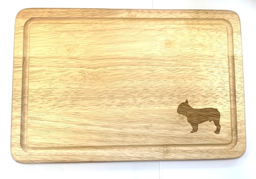 French bulldog dog wooden - french,