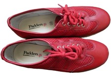Red leather/fabric Padders
