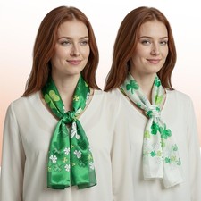 Shamrock Scarf, Clover Irish