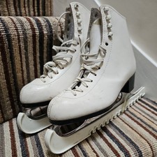 Belati White Figure Ice Skates John Wilson Blades - EU36 (UK 3)