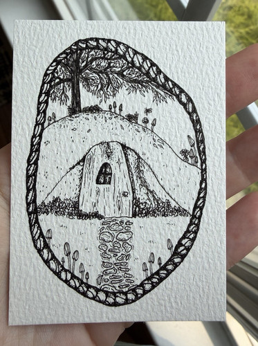 Whimsical cottagecore hobbit - whimsical,