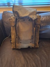 Alpini Canvas Backpack. Bushcraft. Surplus Camping