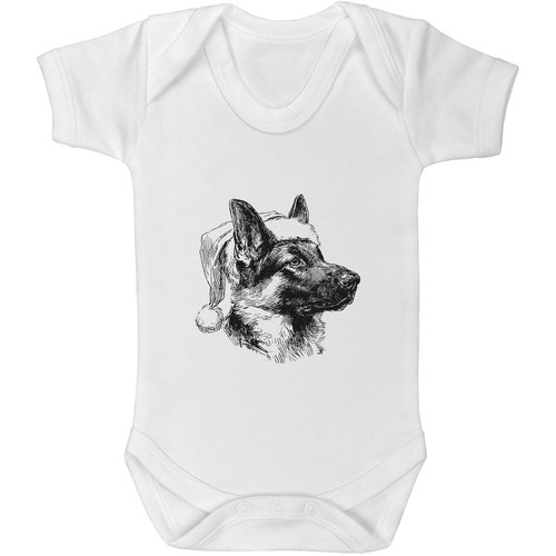 German shepherd santa hat - santa, hat'