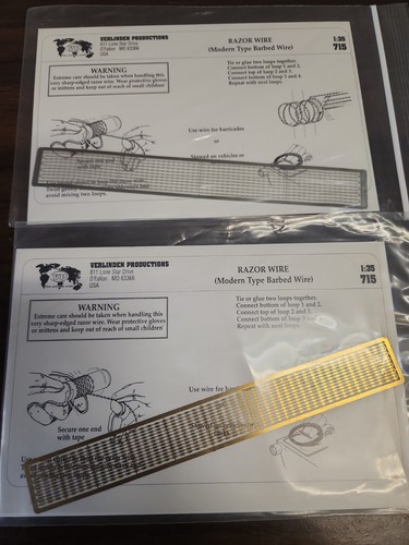 Verlinden razor wire - 1/35,