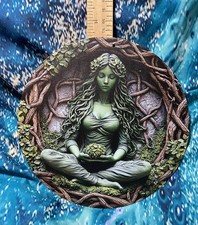 ELF MAIDEN PLAQUE. WALL ART. Ideal for garden or sacred space. 