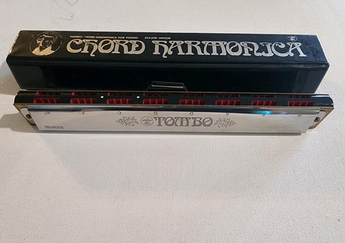 Vintage tombo chord harmonica - tombo,