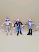 Pink Panther Vintage Bendy Flexible 13cm PVC Toys Figures 90s A26