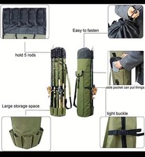 LARGE 5 ROD QUIVER ROD BAG