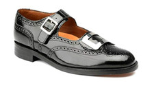 Mens 100% Black Leather Buckel