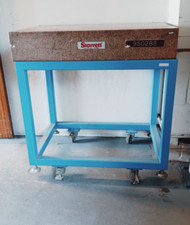 Srarrett Pin Granite Sirface Plate 36''x 24''x6'' With A Stand On Wheels VGC