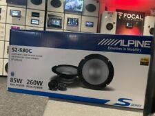 Alpine S2-S80C - S-Series 8" 2-Way Car Component Speakers 520 Watt Total Power