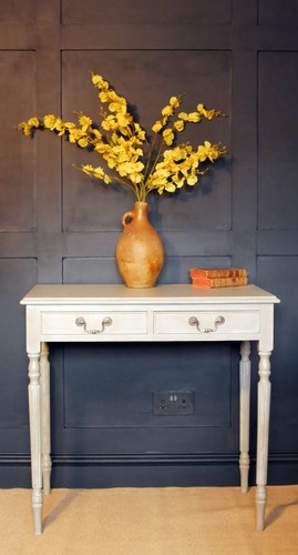 Painted dressing table desk - painted,