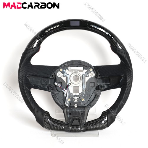 Led real carbon fiber steering - real,