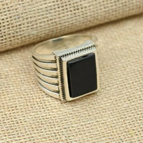 925 sterling silver men ring - men's,