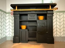 Dolls house fire place - house,