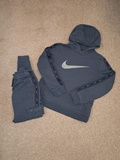 Nike Boys Tracksuit Blue Size