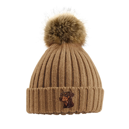 Dobermann dog beanie unisex - dog, beanie.