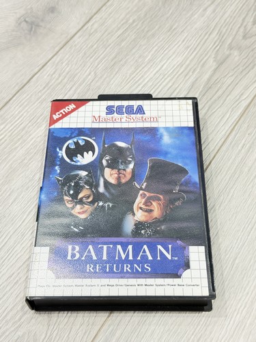 Sega master system game batman - system,