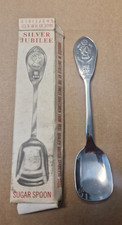 Vintage Sugar Spoon 1977 Silver Jubilee Sheffield HM&co 