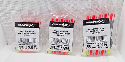 Matrix plopper pole floats - floats, x