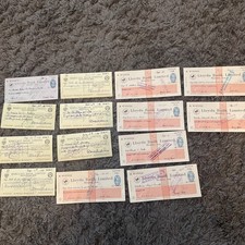 LLOYDS BANK USED CHEQUES