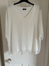 Wallis Women’s Ivory Chiffon Layered Top