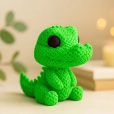 Adorable Crocodile 3D Printed